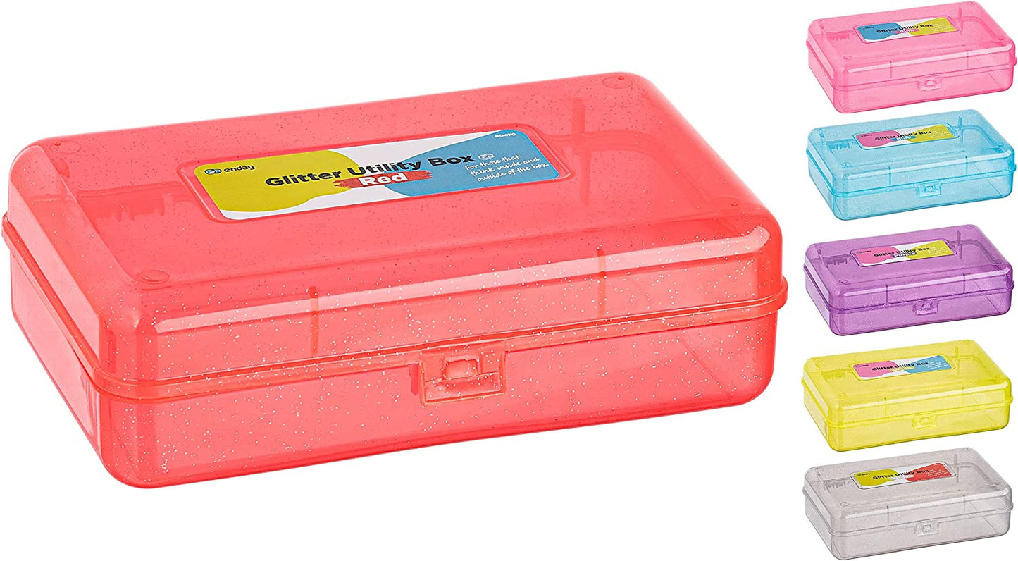 Enday Glitter Bright Color Multipurpose Utility Box