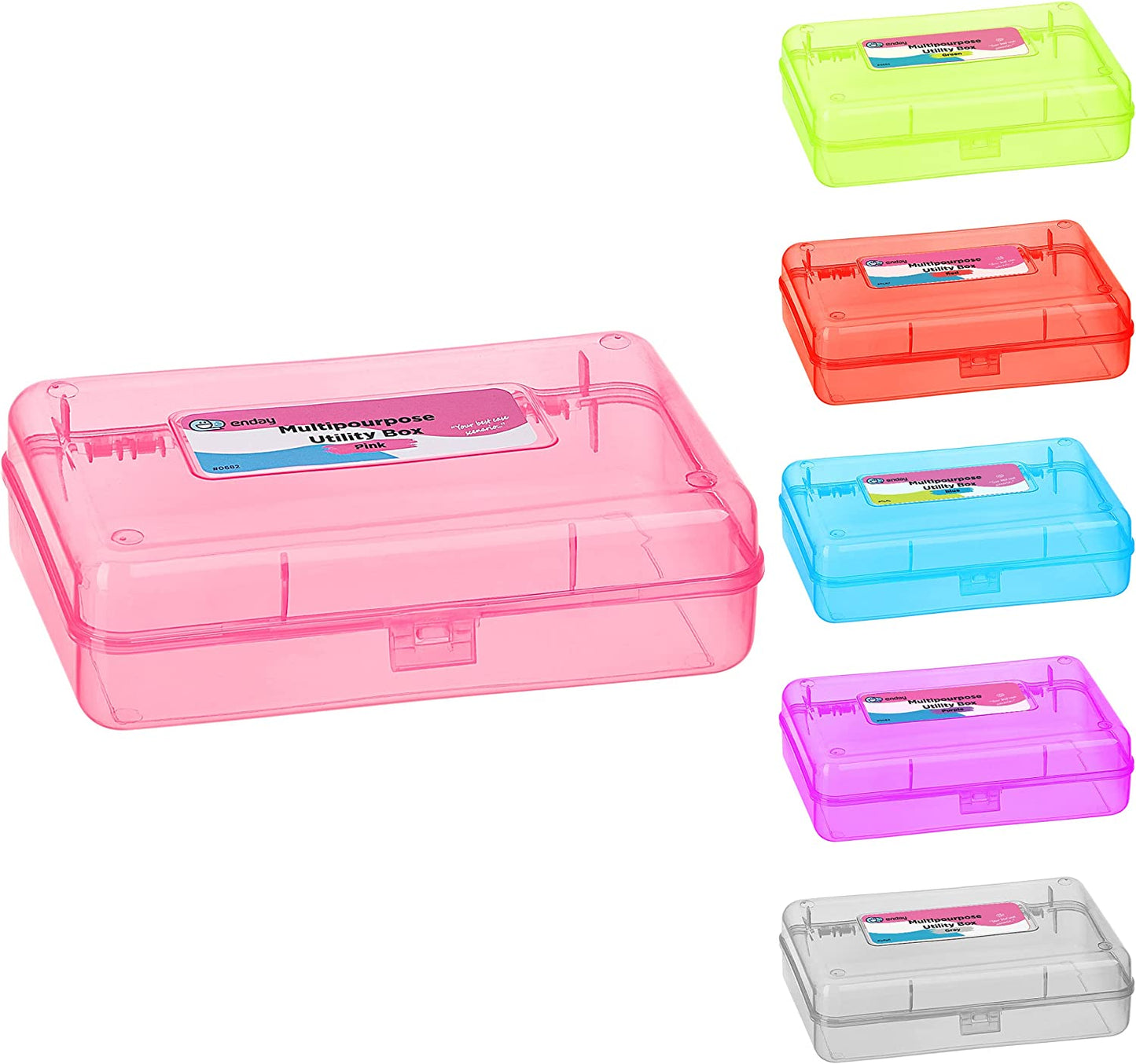 Enday Bright Color Multipurpose Utility Box