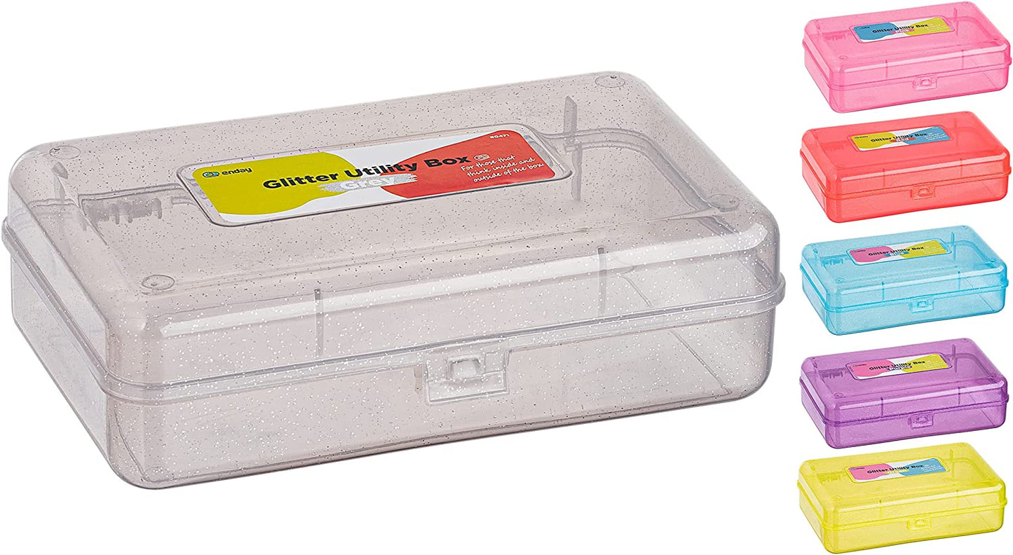 Enday Glitter Bright Color Multipurpose Utility Box