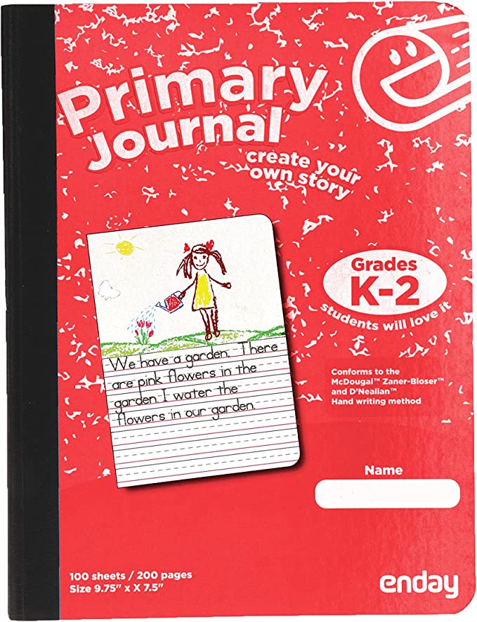 Enday 100 Ct.Primary Journal Story Composition Books