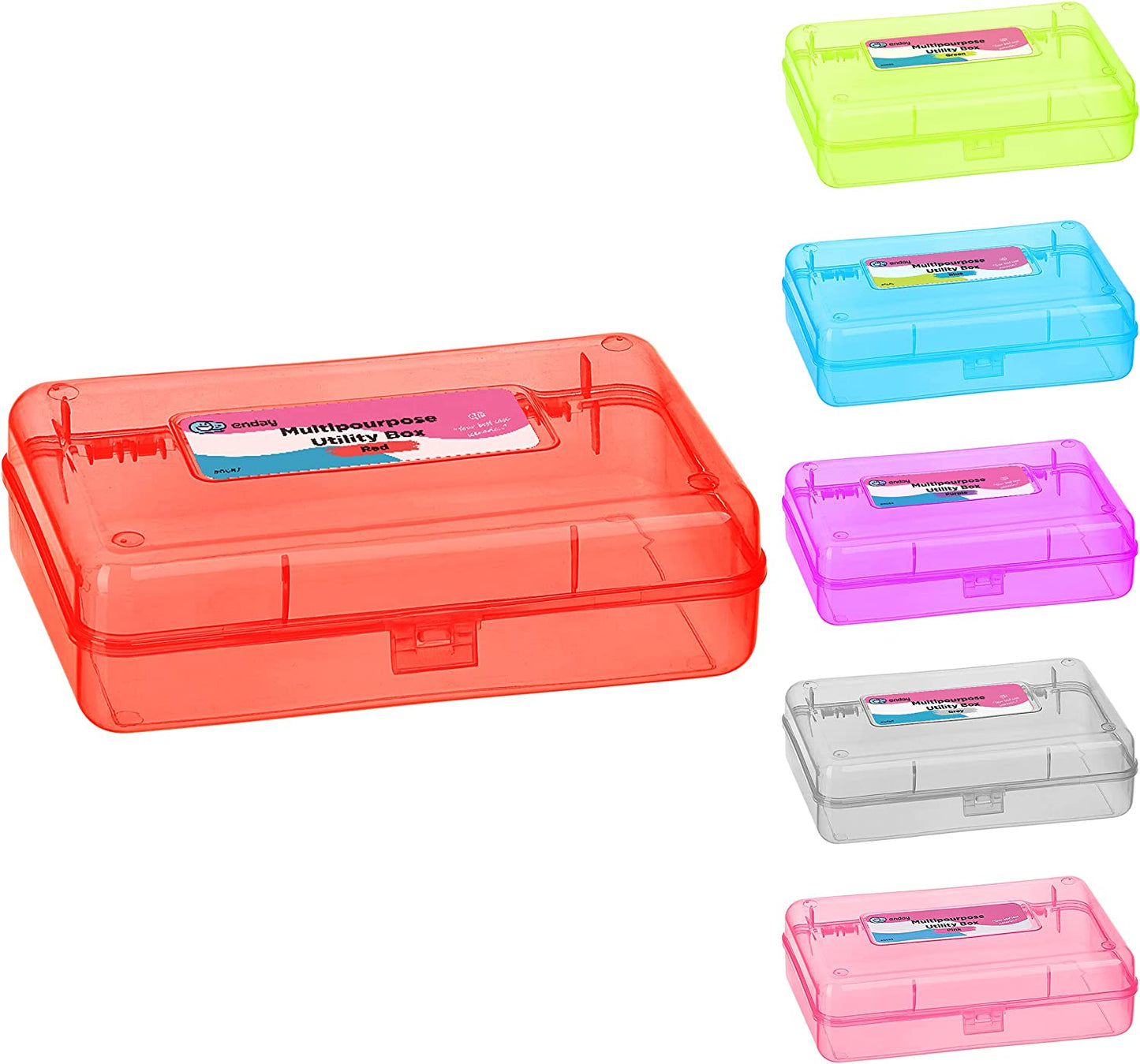 Enday Bright Color Multipurpose Utility Box