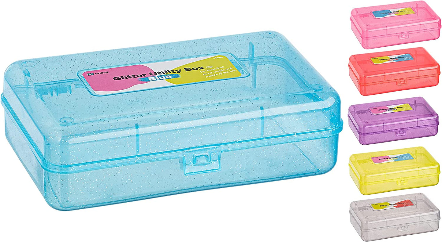 Enday Glitter Bright Color Multipurpose Utility Box