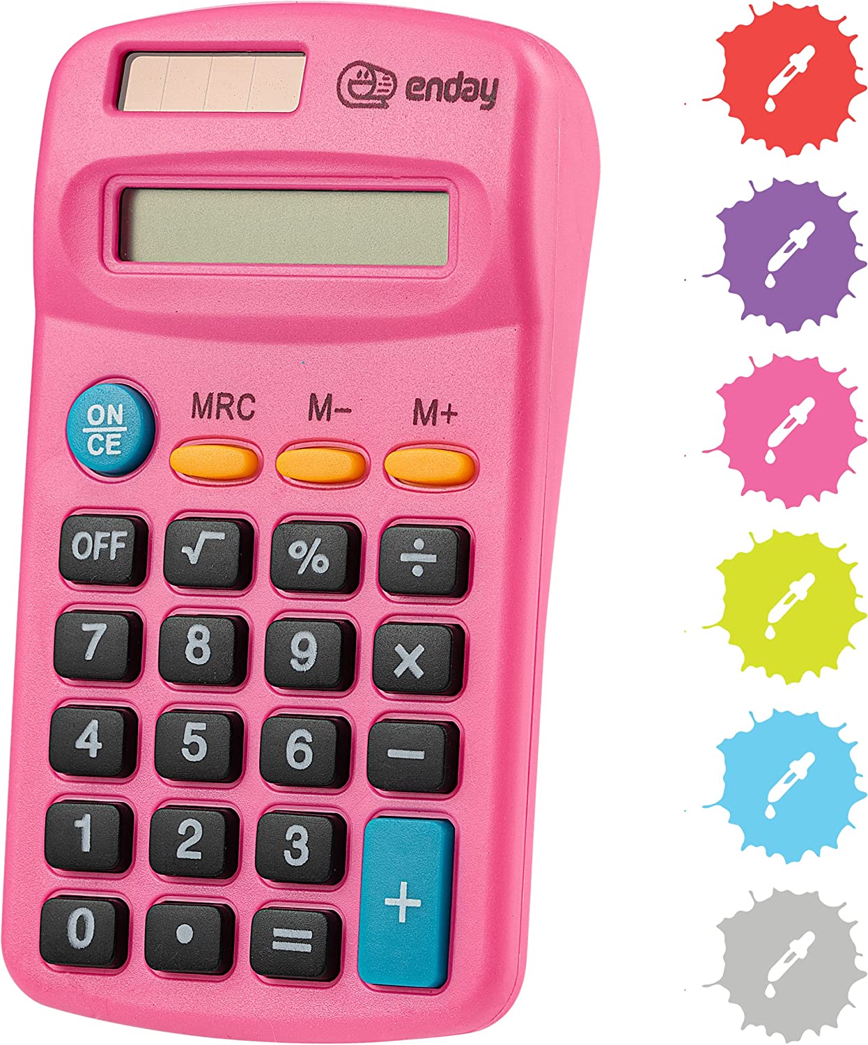 Enday 8-Digit Dual Power Pocket Size Calculator