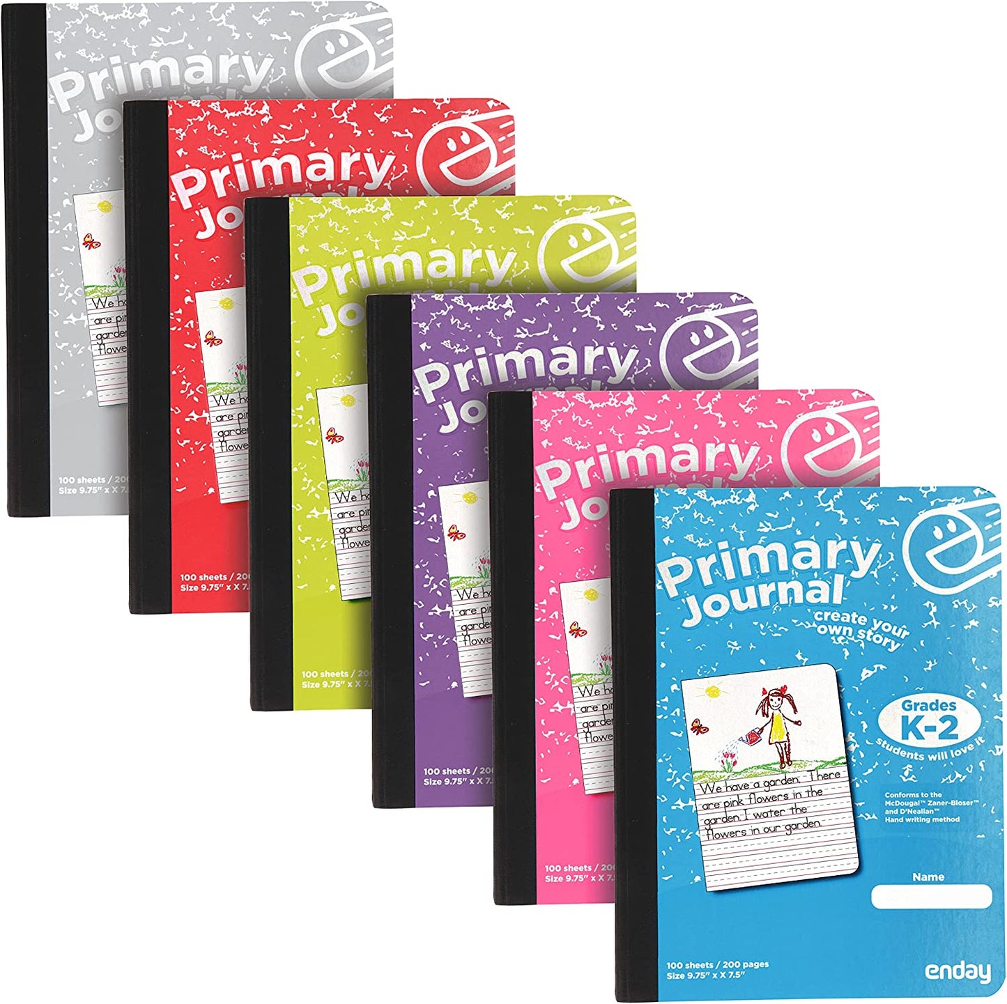 Enday 100 Ct.Primary Journal Story Composition Books