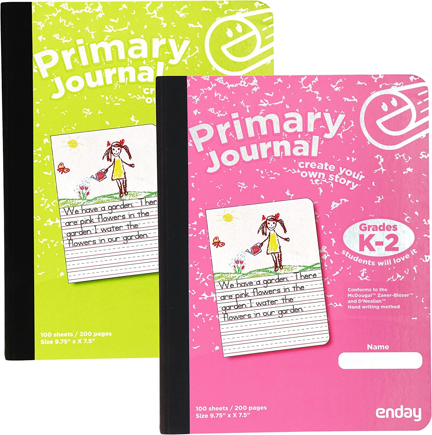Enday 100 Ct.Primary Journal Story Composition Books